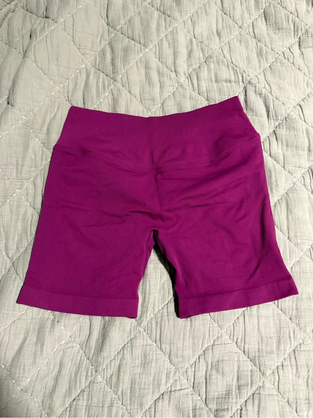 Aurola Magenta Biker Shorts